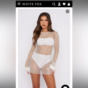 White Fox Disco Inferno Bridal Bach Party Dress